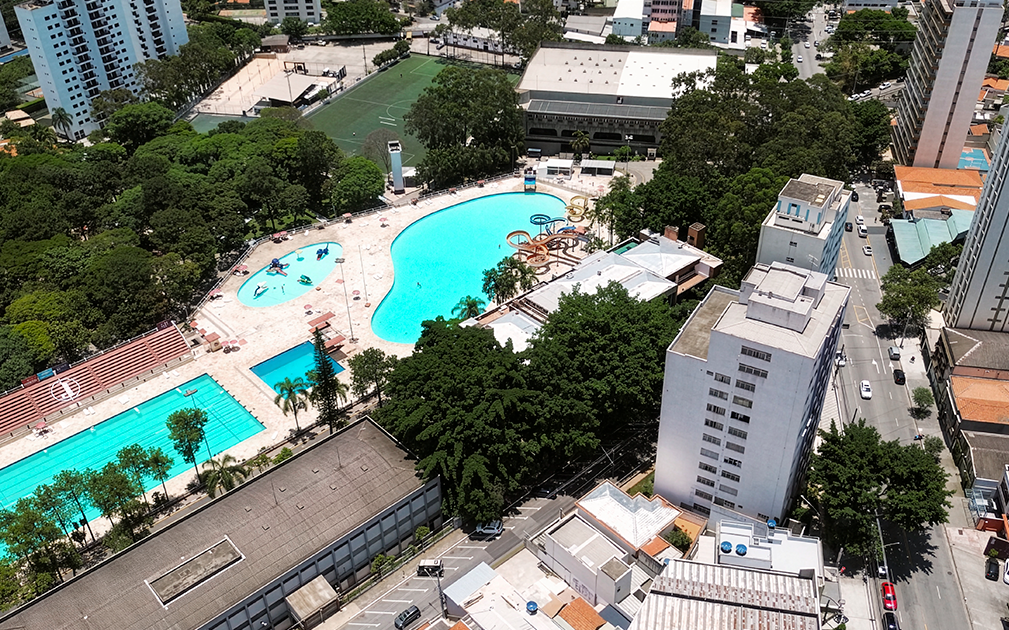 Clube Juventus - Foto a&eacute;rea local